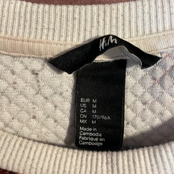 H M floral sweatshirt size medium - Picture 5 of 6